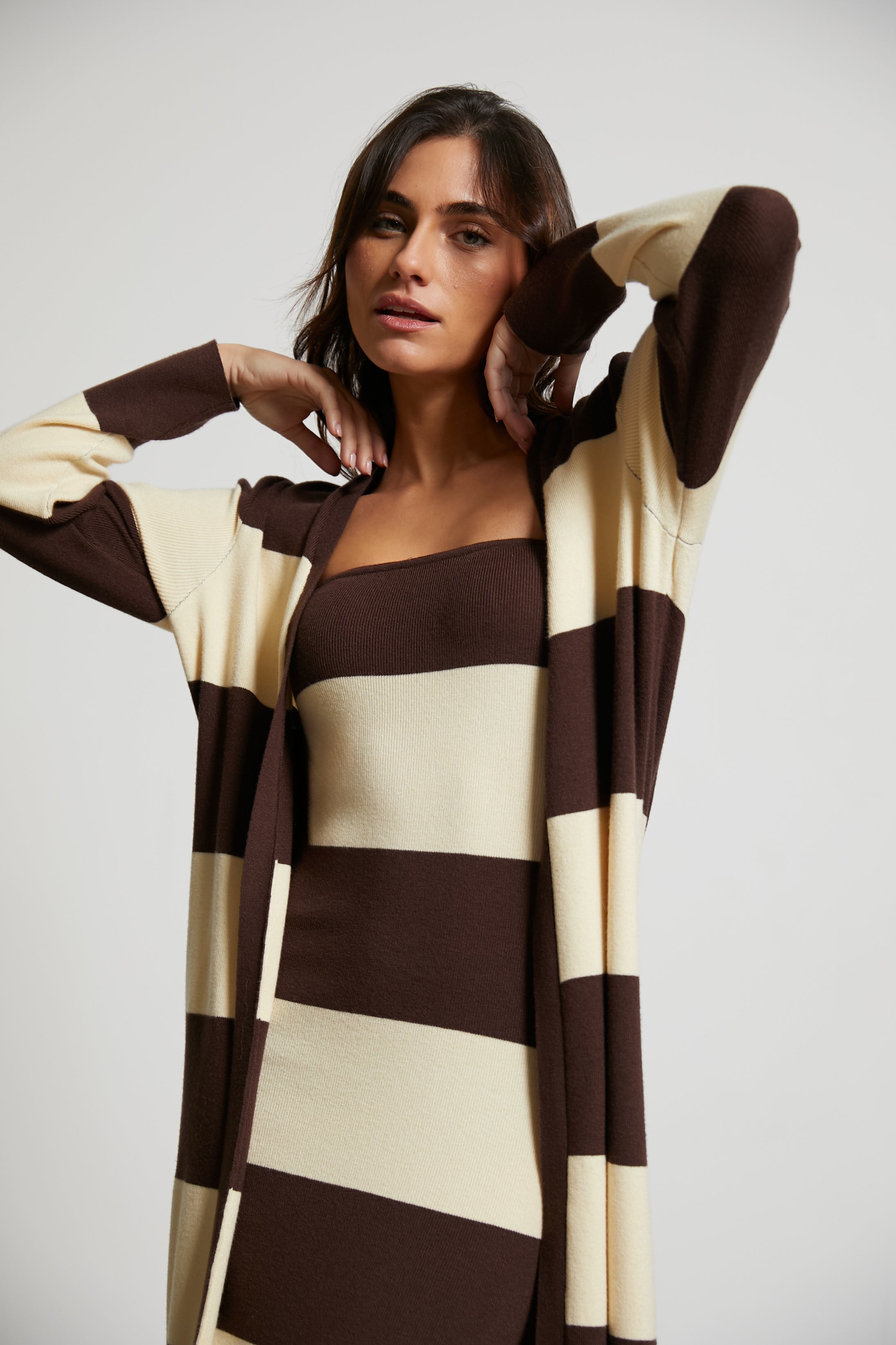 Cárdigan largo punto Isabela