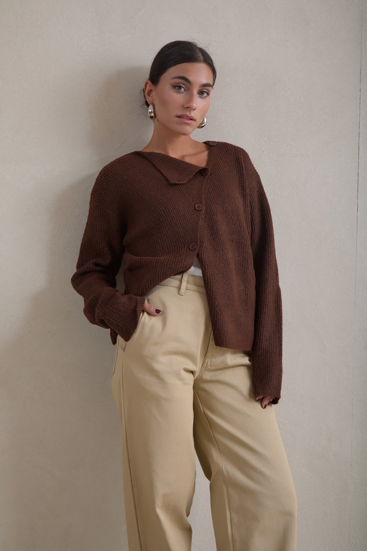 Cárdigan asimétrico Iki