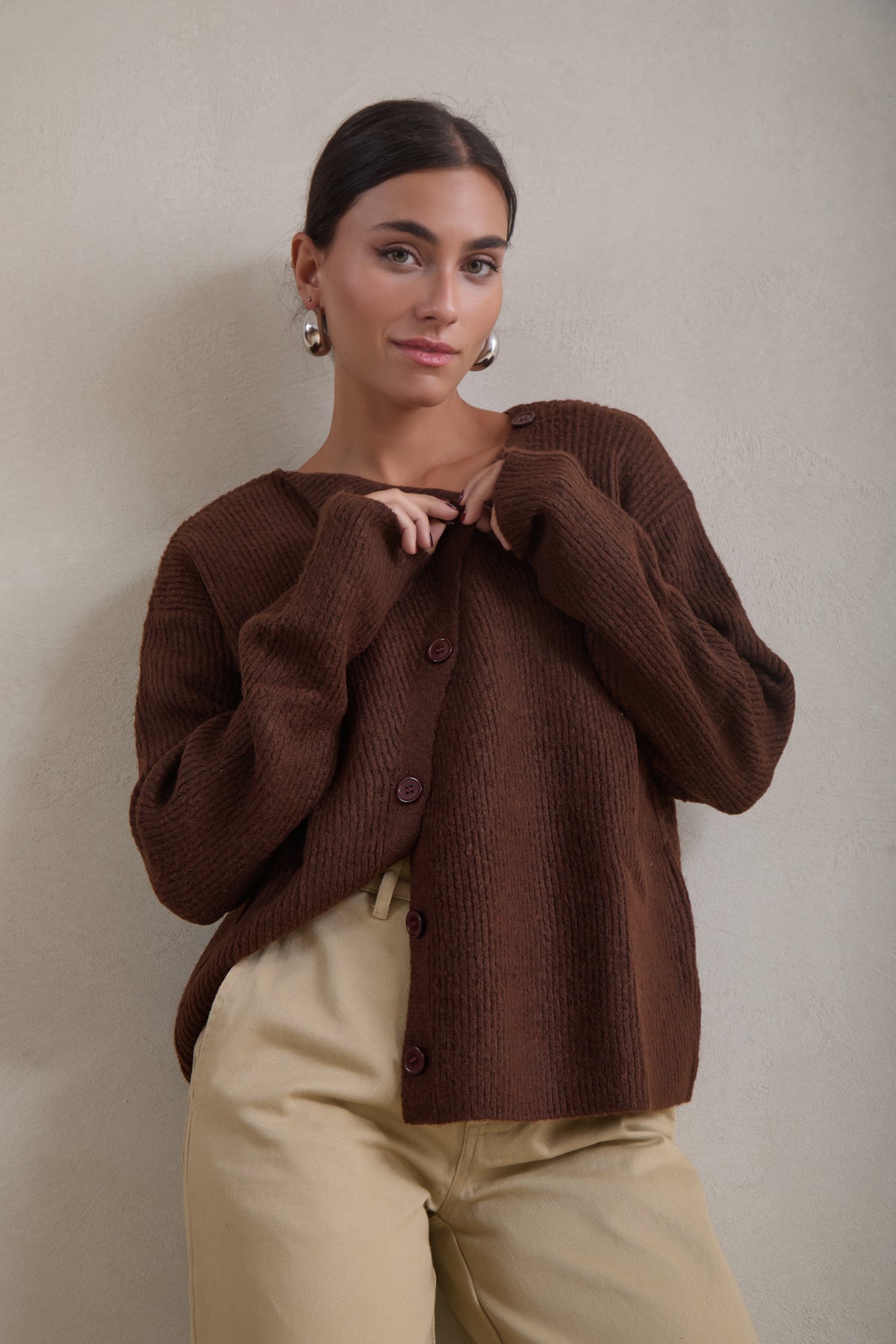 Cárdigan asimétrico Iki