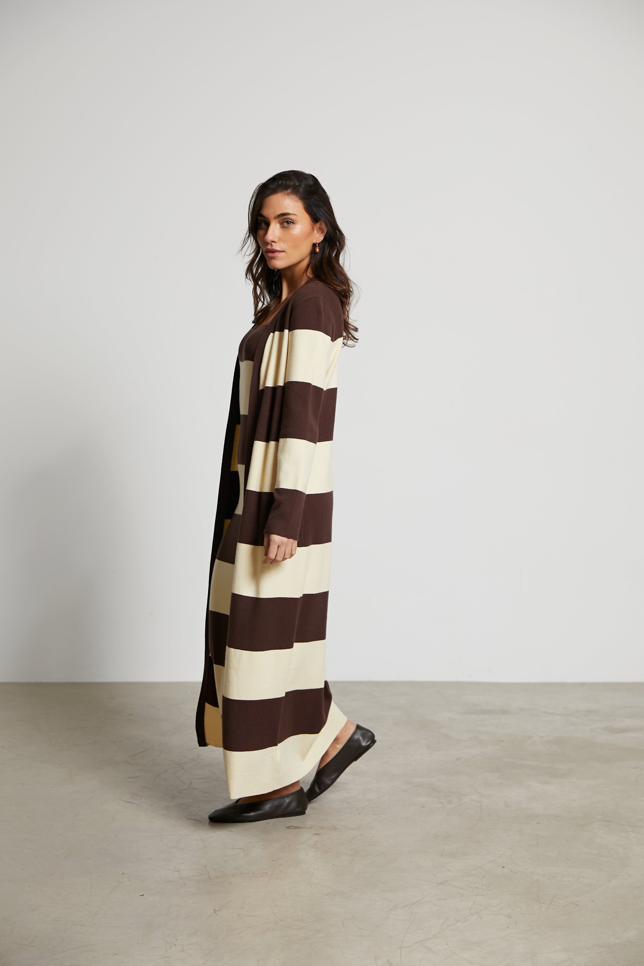 Cárdigan largo punto Isabela