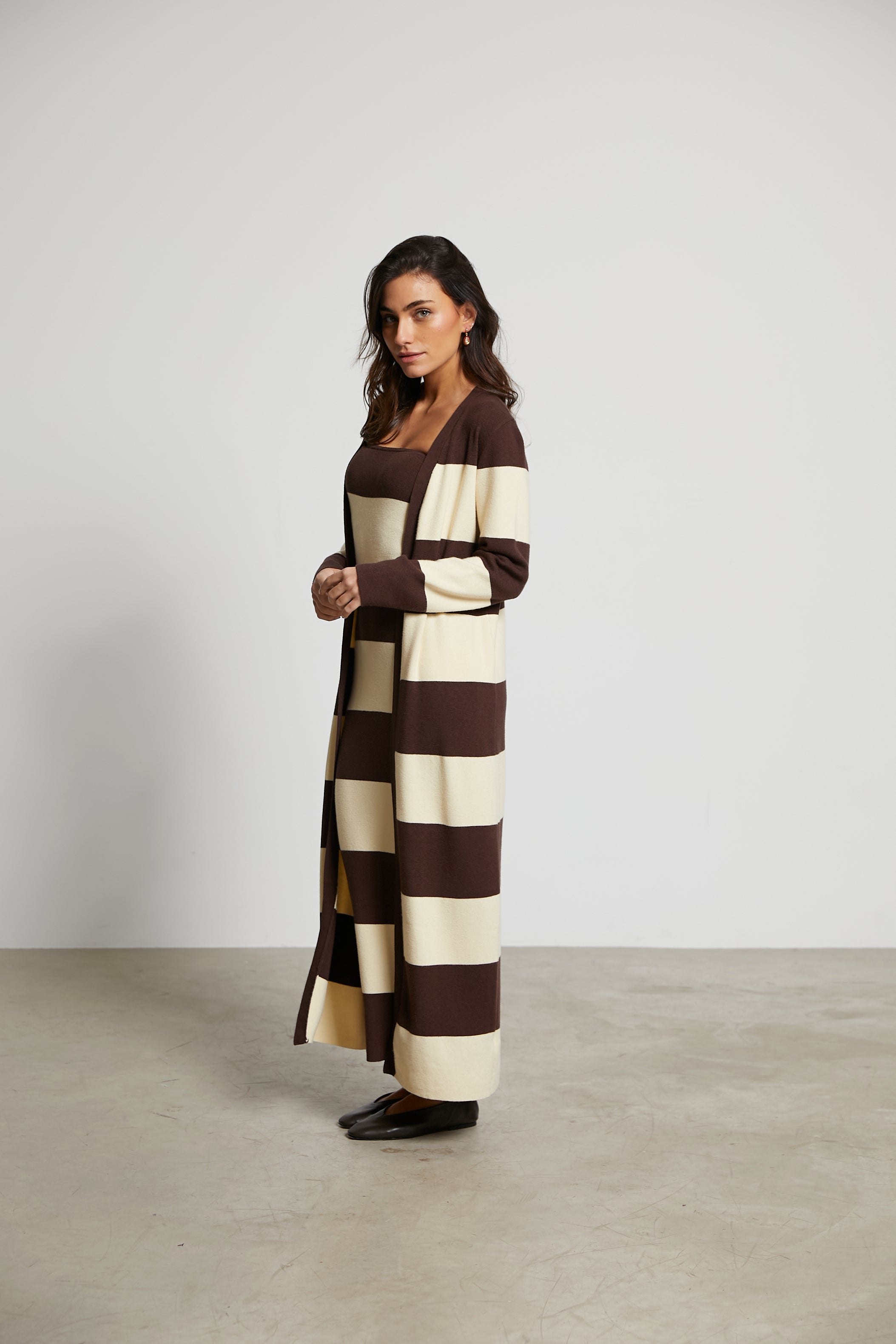 Cárdigan largo punto Isabela