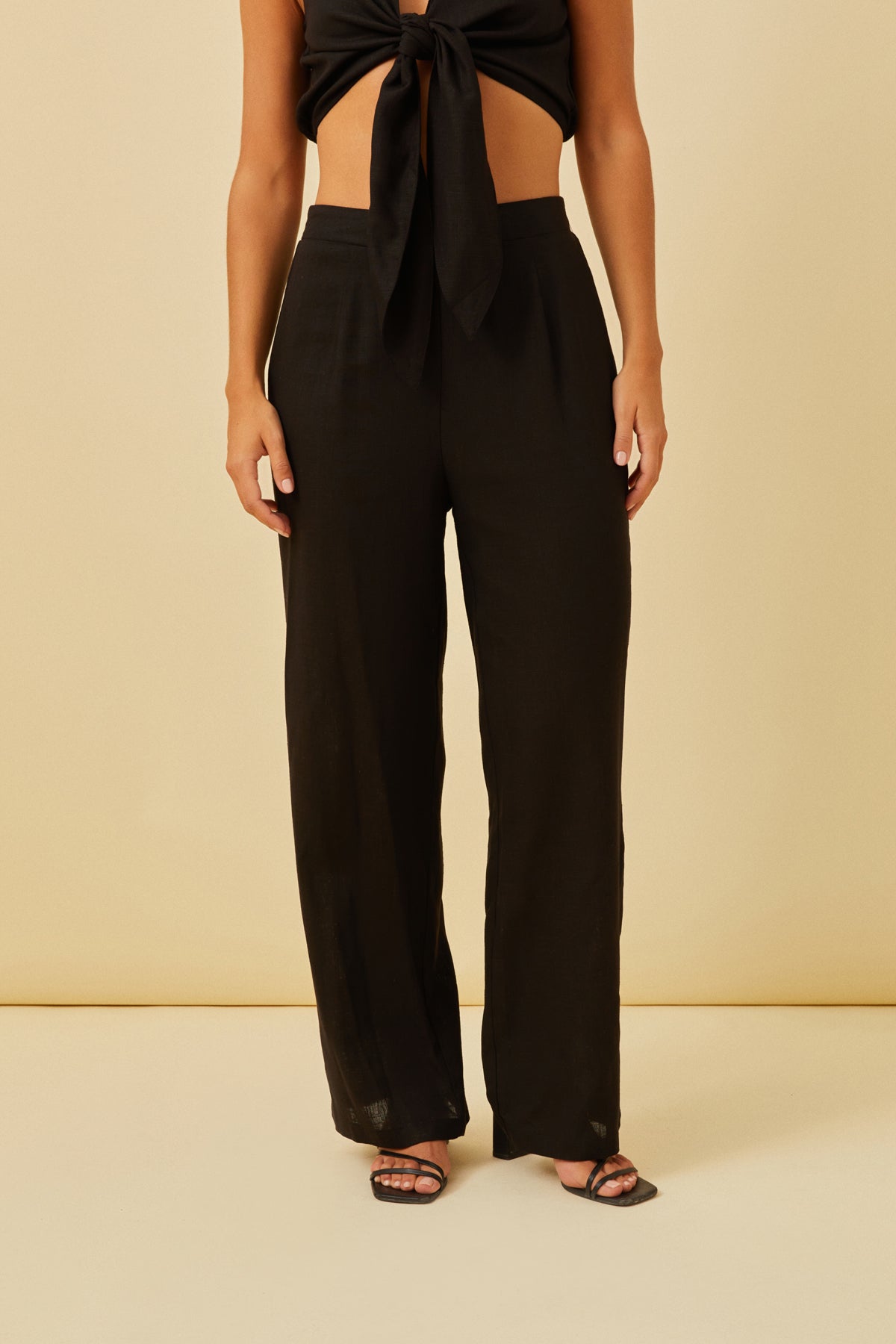 Pantalon en lin Isla