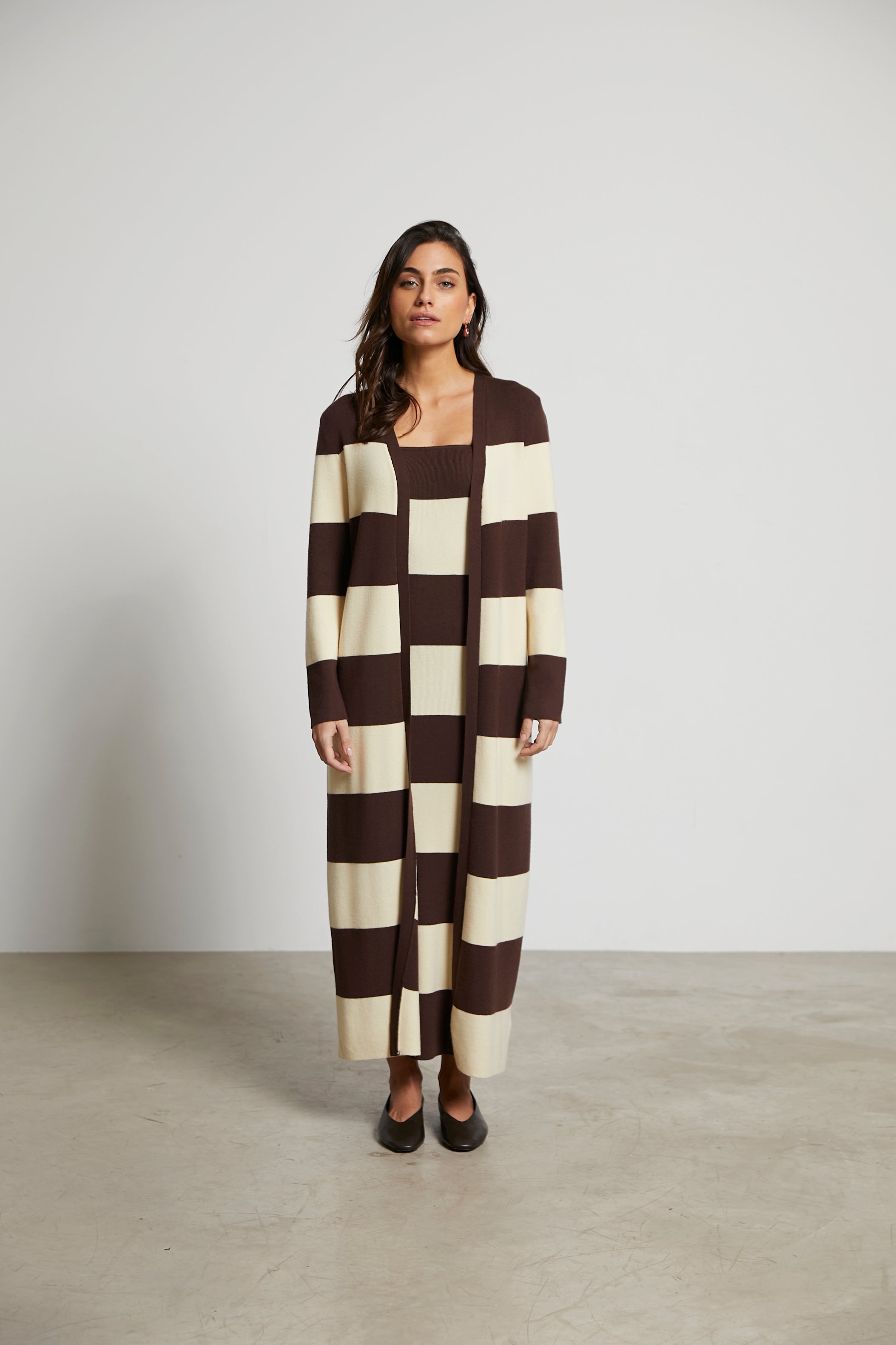 Cárdigan largo punto Isabela