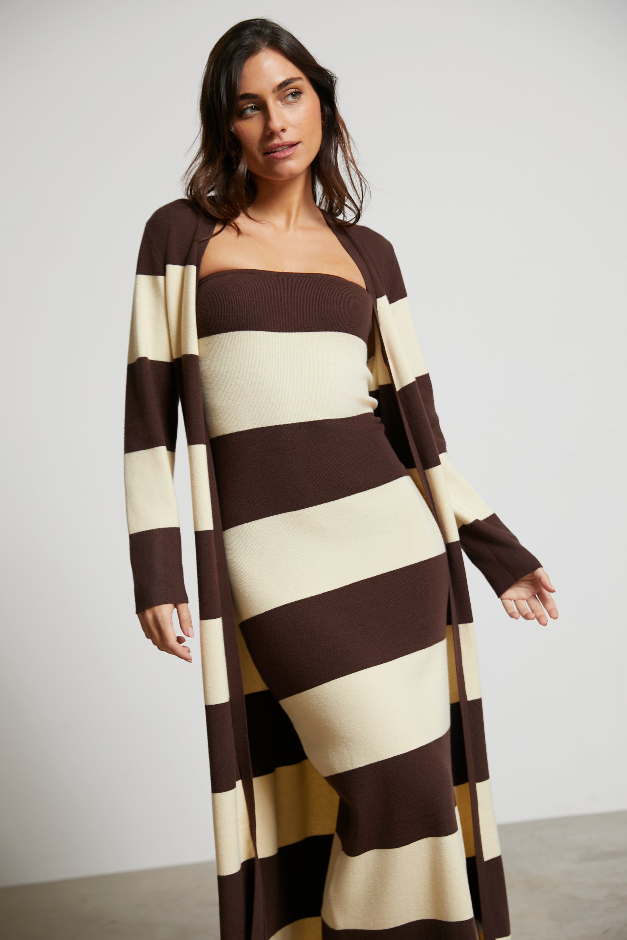 Cárdigan largo punto Isabela