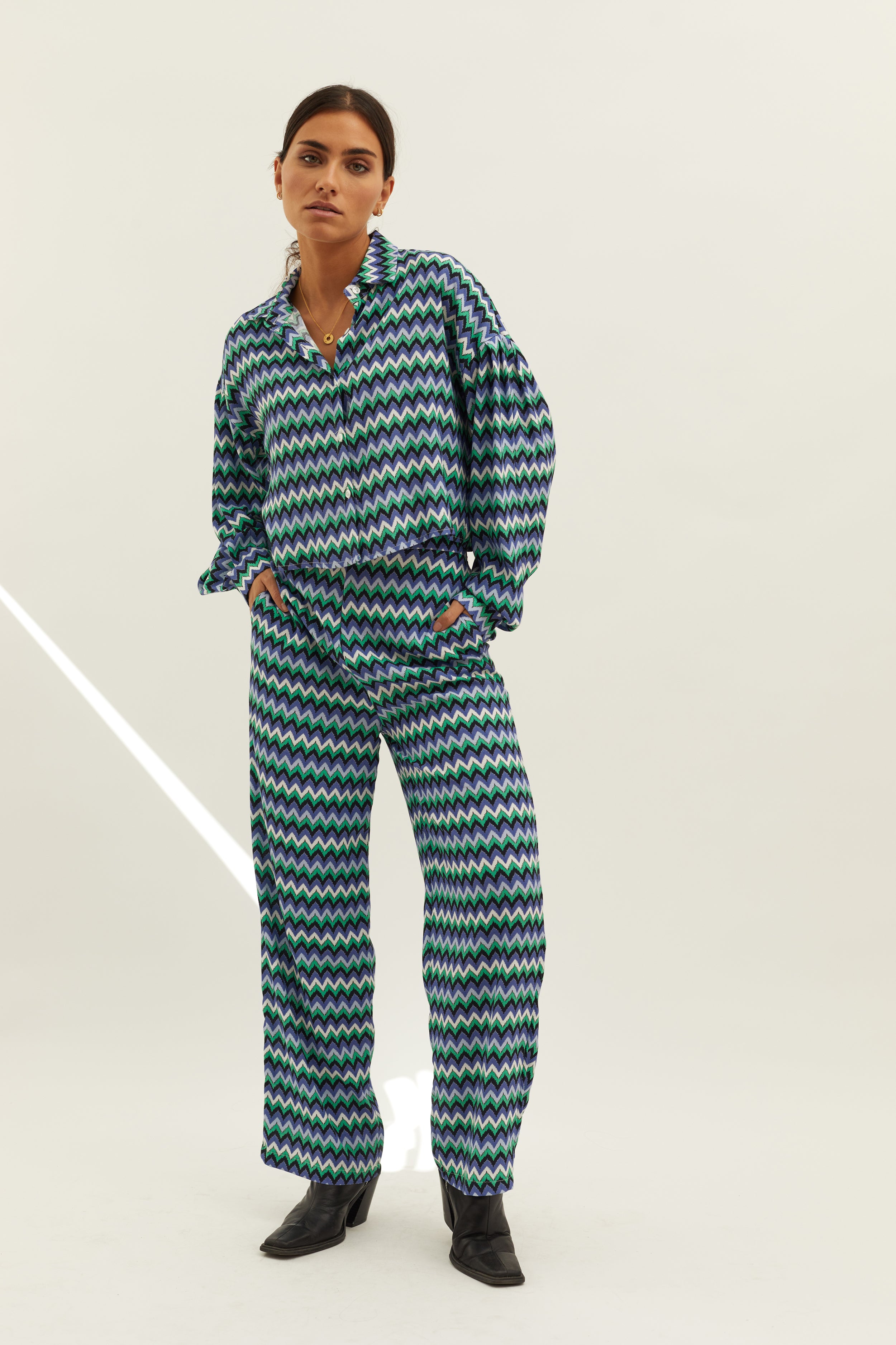 Blusa estampada fluida Mery