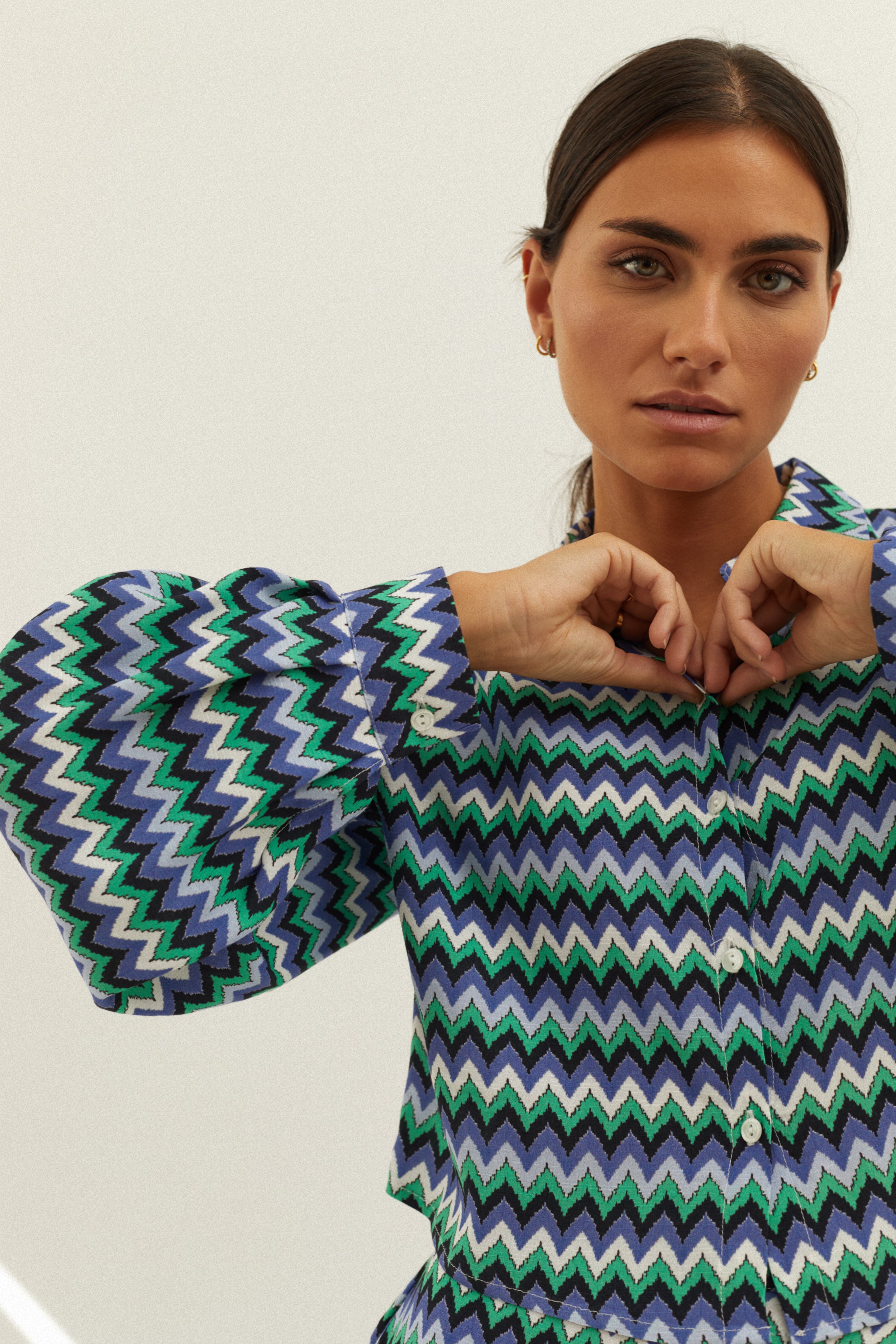 Blusa estampada fluida Mery